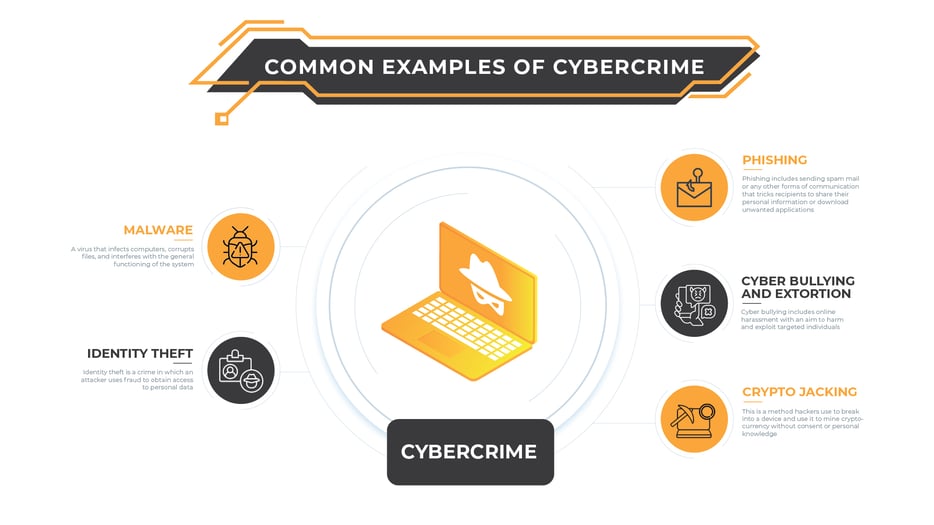 Common examples of cybercrime
