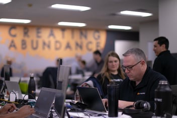 engineers working on dev ops
