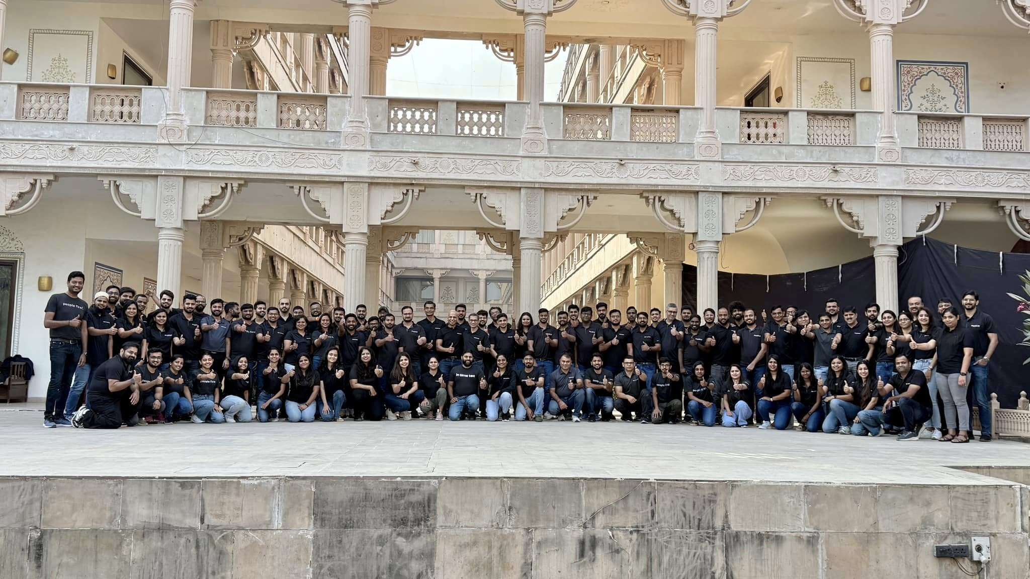 India offsite group photo