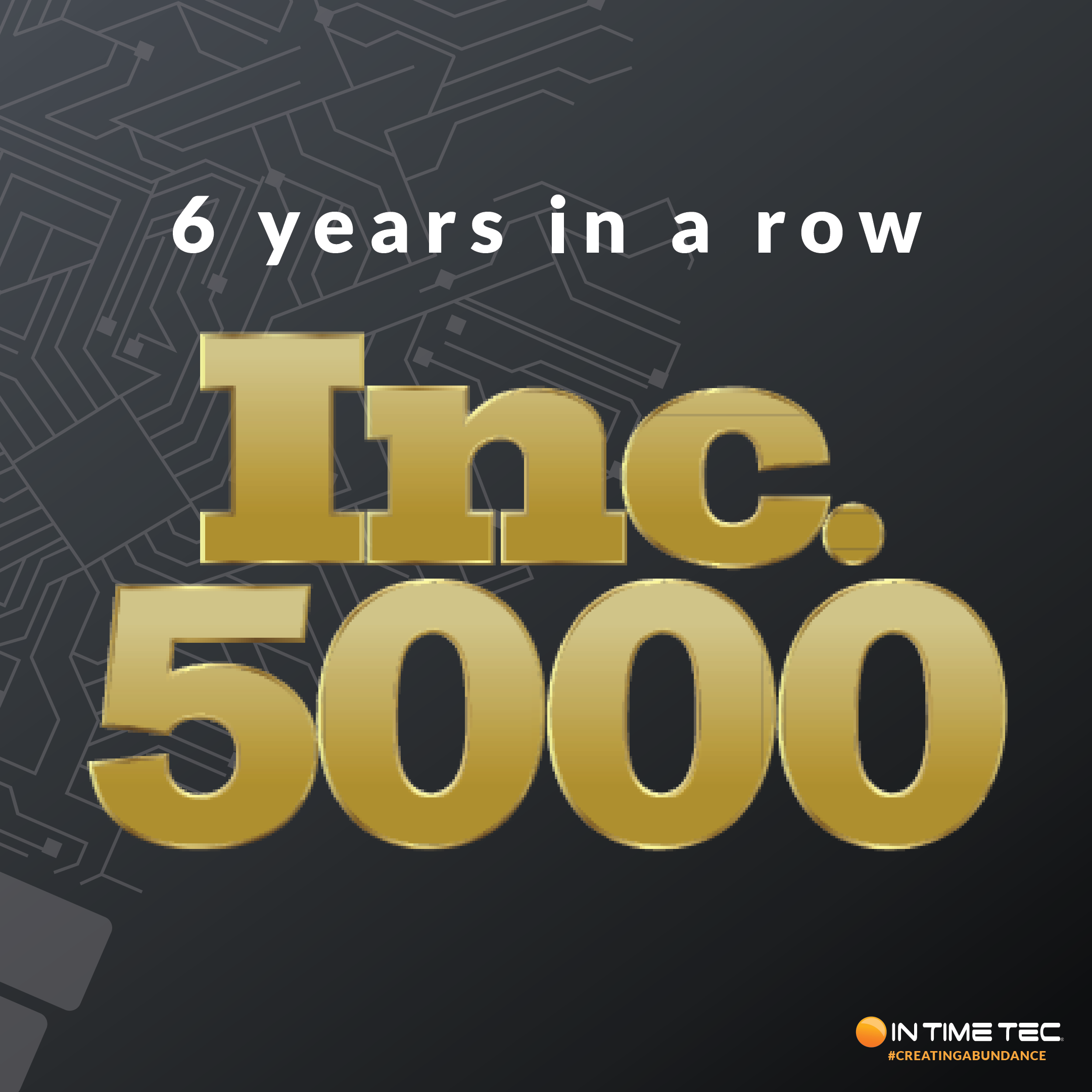 Press Release: Idaho-Based Technology Company Makes Inc. 5000 List of Fastest-Growing Private Companies for 6th Year in a Row