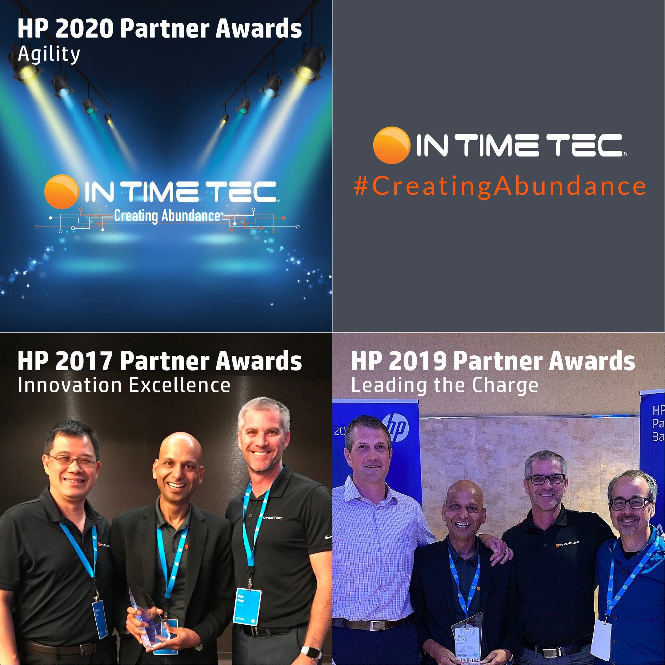 In Time Tec Honored with HP Inc. Agility Award